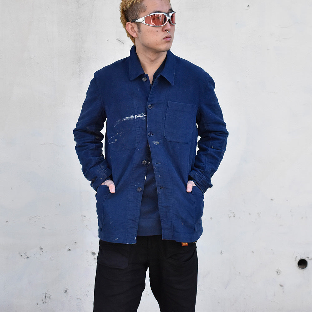 60's~ Cucer ペンキ! “French moleskin“ ワークジャケット 241202H