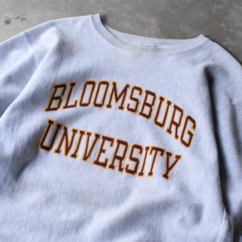 90’s Champion “BLOOMSBURG UNIVERSITY” RWスウェット USA製 250413