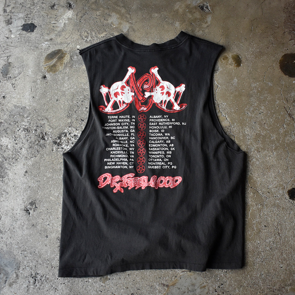 80's Mötley Crüe “Dr.Feelgood” Tour カットオフ ロック Tシャツ 250711H