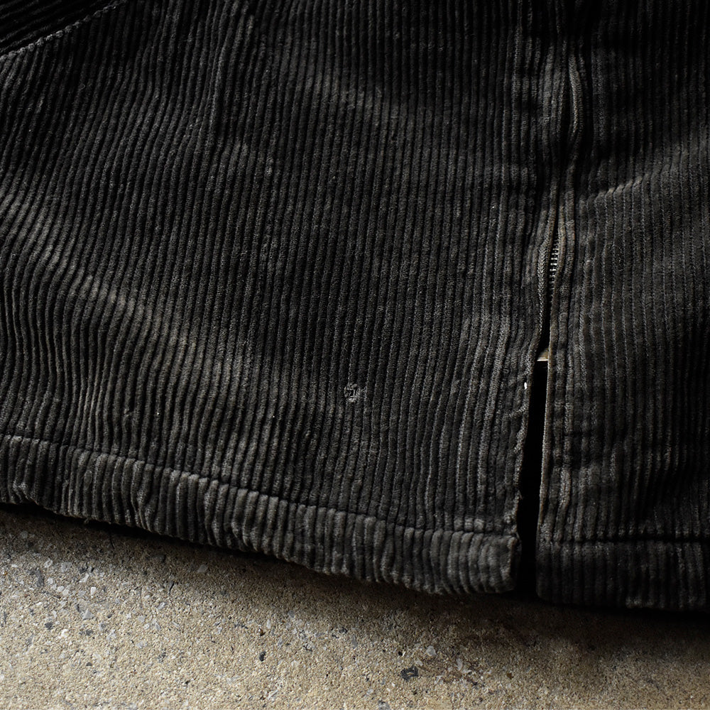 90's FATAN JEANS ブラック! コーデュロイジャケット 240306H