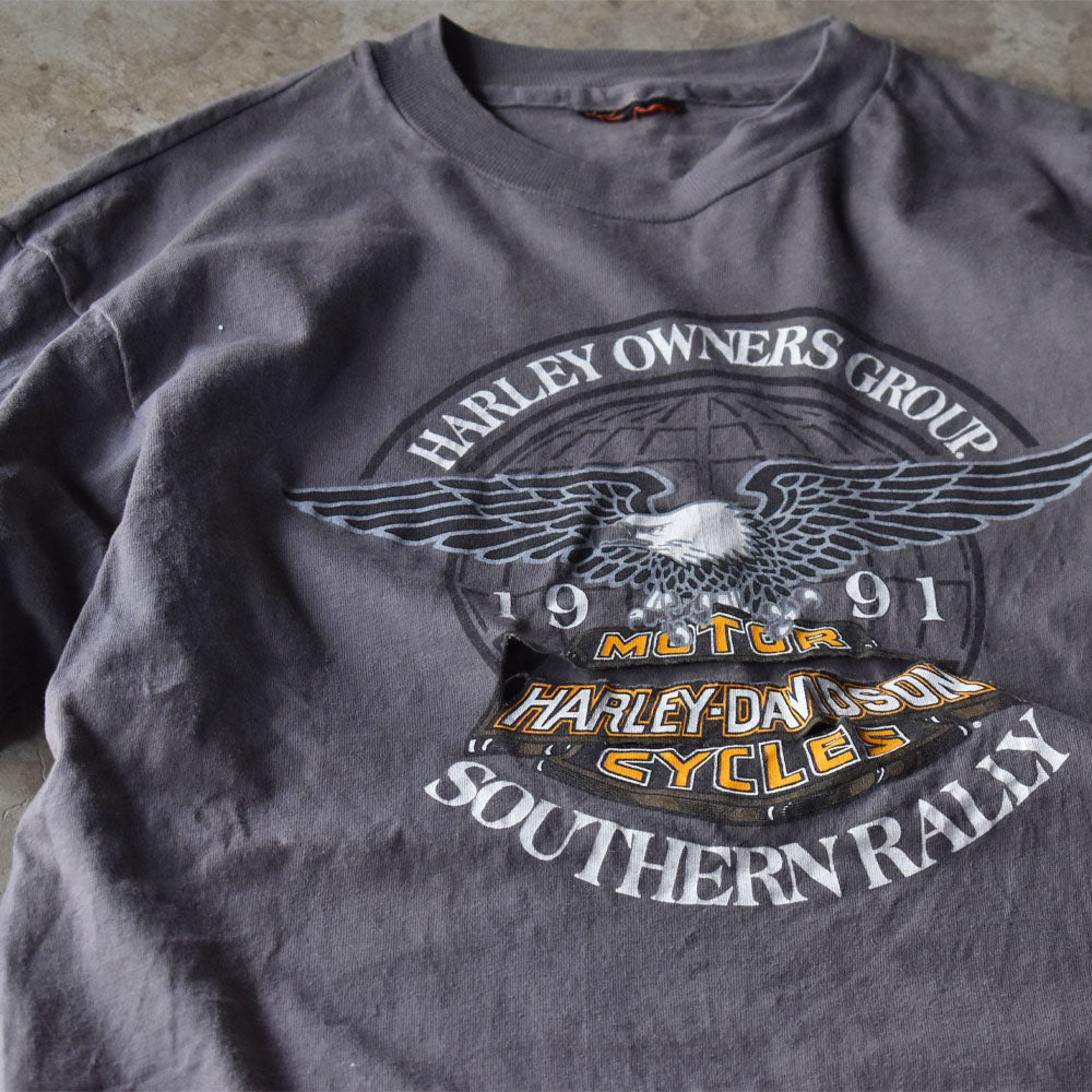90’s Harley-Davidson 両面プリント Tシャツ 240612