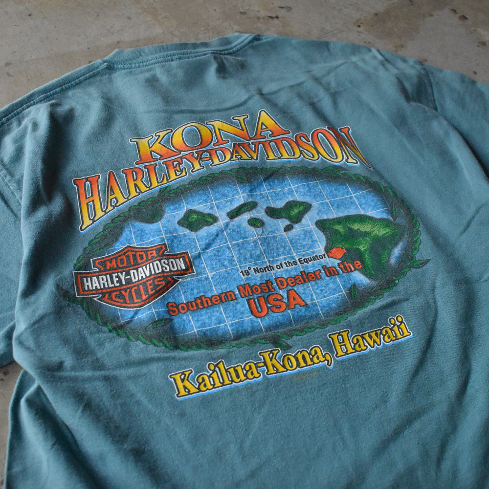 Y2K Harley-Davidson “Kailua-Kona, Hawaii” Tシャツ 240624