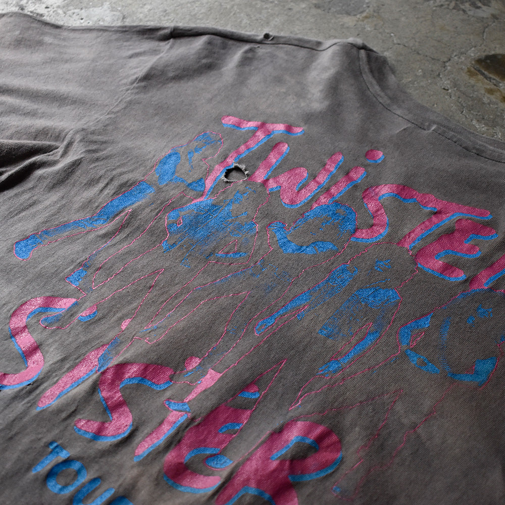 80's ボロ！ Twisted Sister “Come Out and Play” Tour Tシャツ 240417H