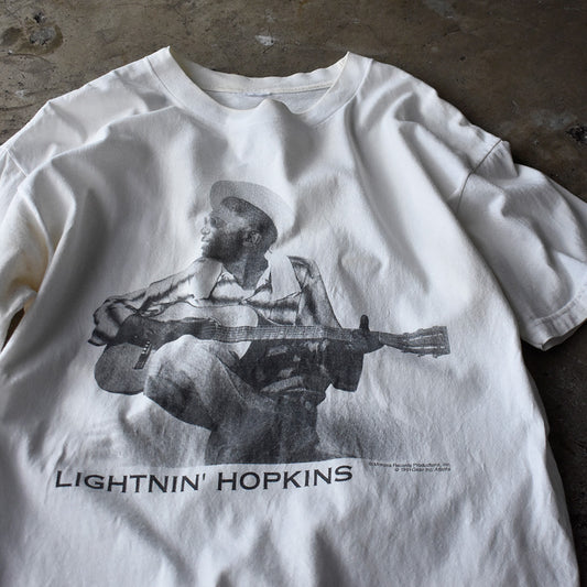 90's Lightnin' Hopkins “Last Night Blues” Tシャツ 240415H
