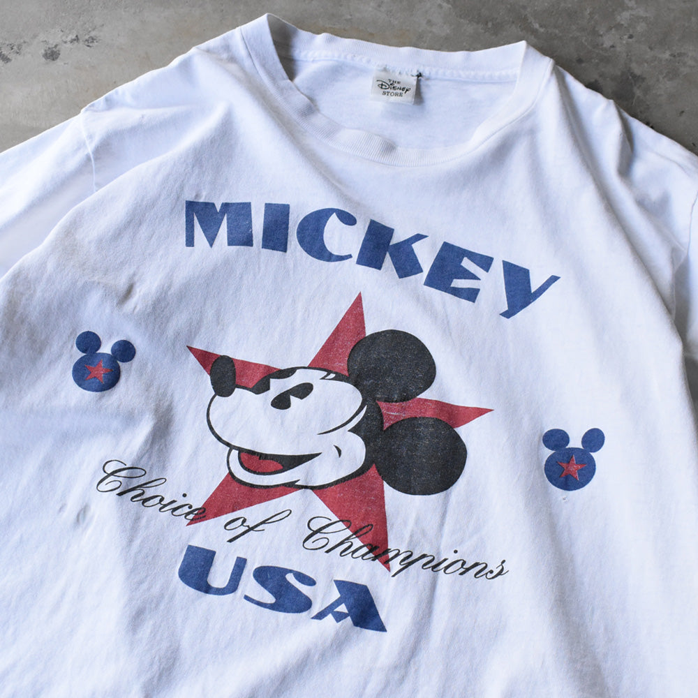 90’s Disney “Mickey” キャラクターTシャツ 250516