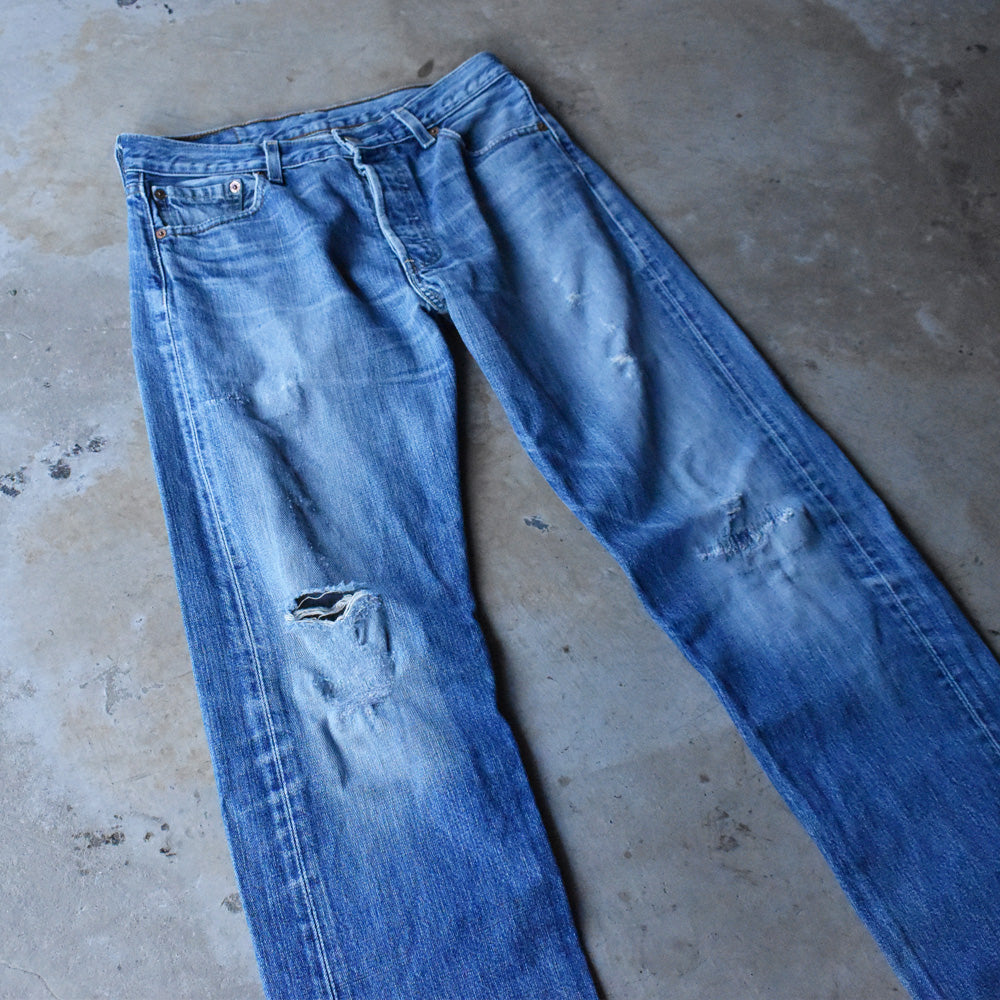 Y2K Levi's クラッシュ! 501 デニムパンツ EURO製 241211H