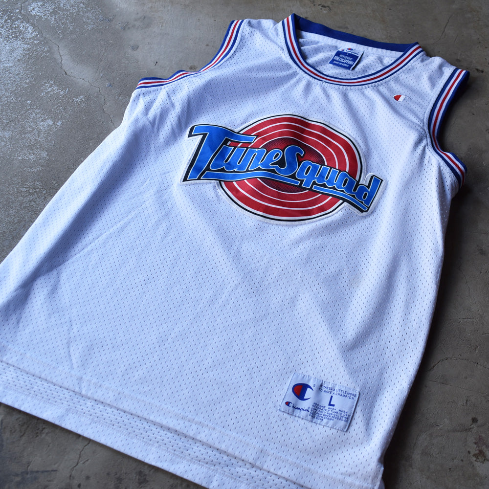 90's Champion “SPACE JAM / Tune Squad / Lola Bunny #10” 海外アニメ ムービー キャラ バスケゲームシャツ 230513H