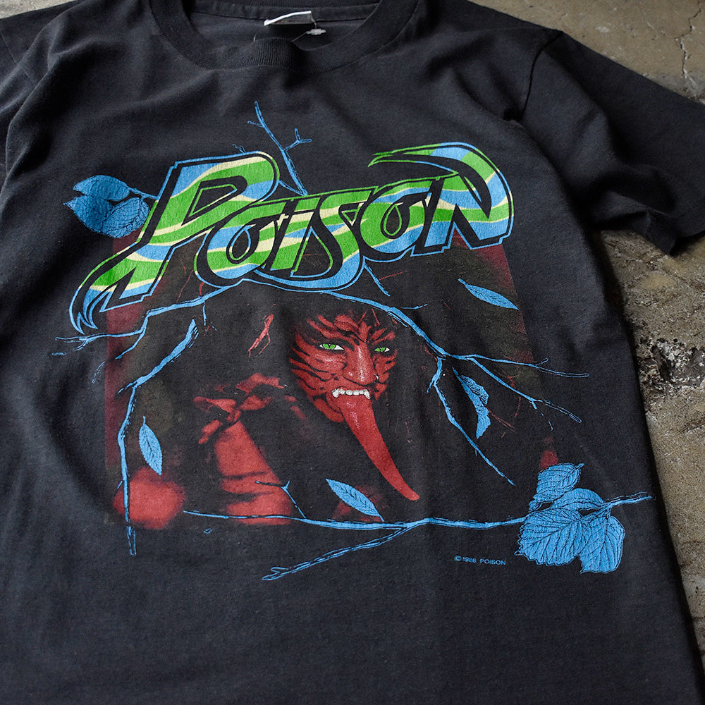 80's POISON “Open Up And Say Ahh!” Tシャツ 250320H – LABORATORY® 80's POISON “Open Up And Say Ahh!” Tシャツ 250320H – LABORATORY®