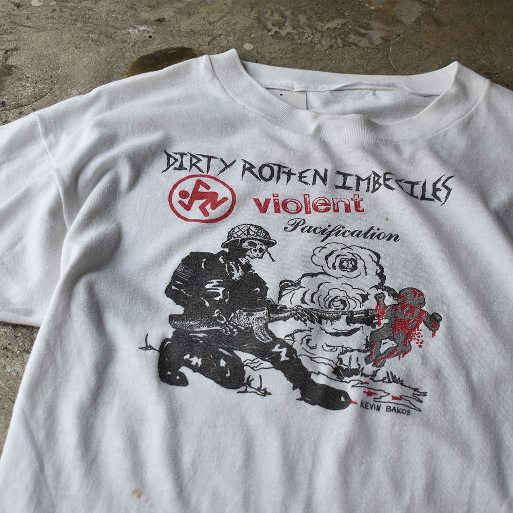 80's D.R.I./Dirty Rotten Imbeciles “Violent Pacification” Tour Art