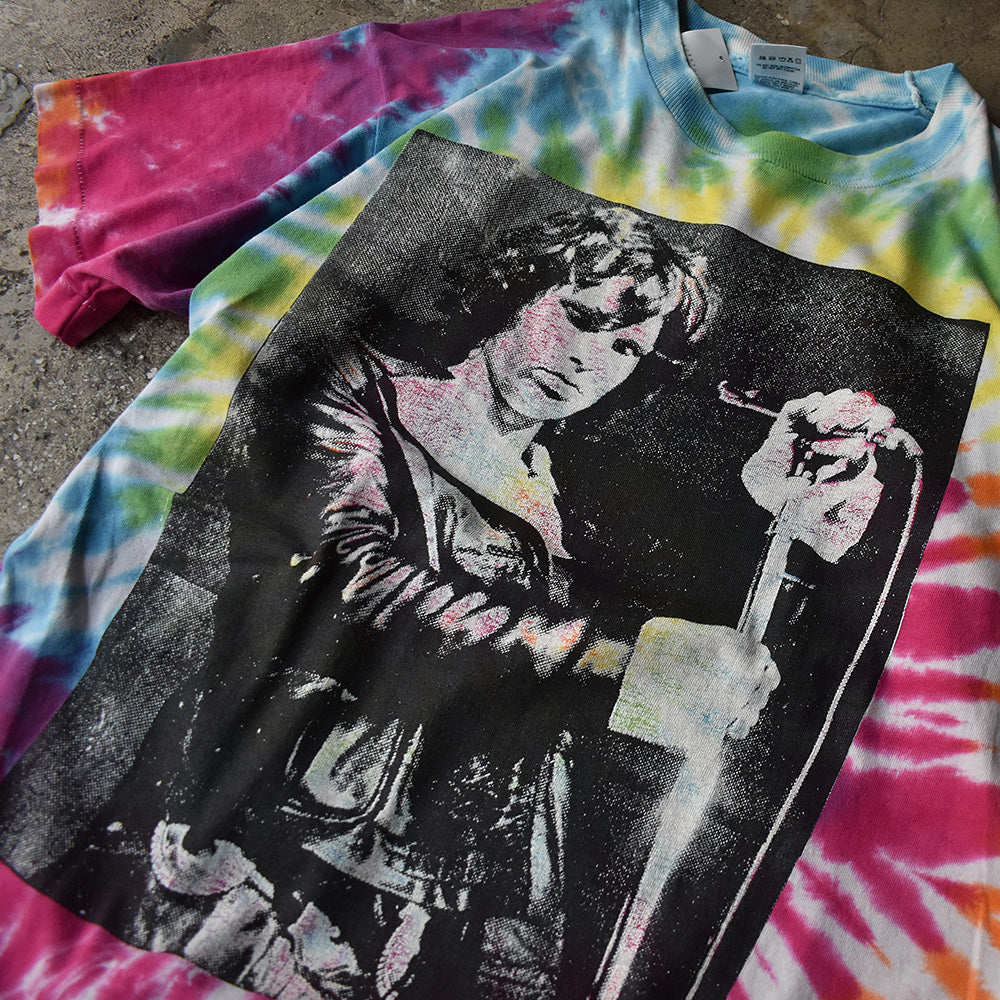 90's THE DOORS Jim Morrison タイダイTシャツ 230522H