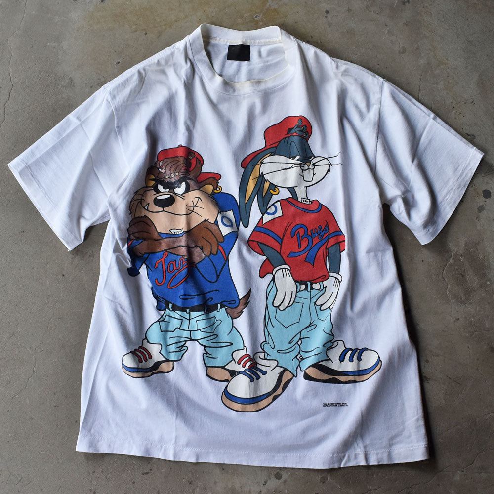 90’s Looney Tunes “Bugs&Taz Kris Kross” パロディTシャツ USA製 231005