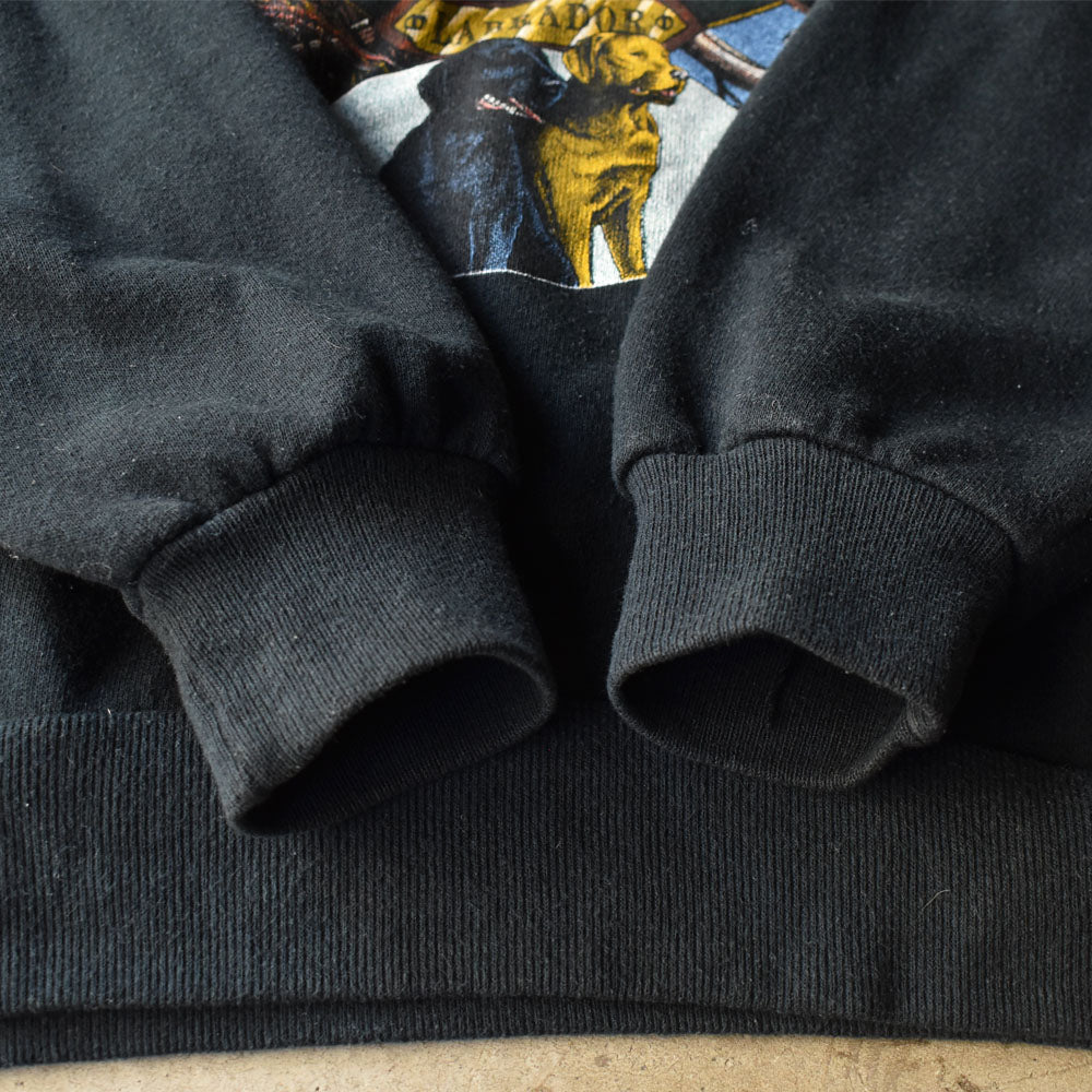 90’s “Labrador Retriever” DOG アニマルプリント スウェット 240909