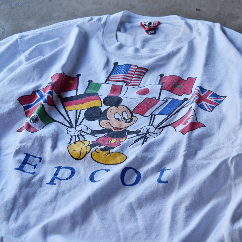 90's Disney/ディズニー ”EPCOT” Tシャツ USA製 230719
