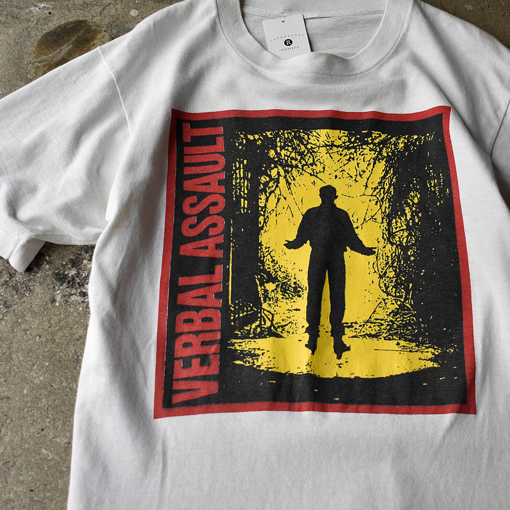 80's Verbal Assault “Trial“ 1987-1988 North American Tour ロック Tシャツ 250708H