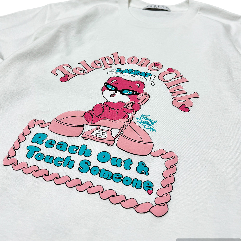 foxy illustrations×LABRAT "Telephone Club" Tシャツ LR-2024-05 240601