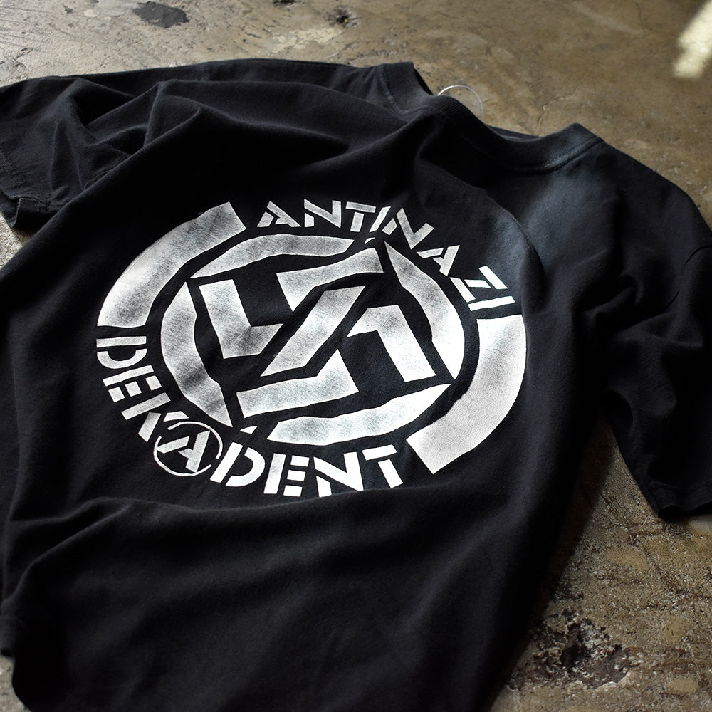90's DEKADENT “Antinazi“ Tシャツ 240807HYY