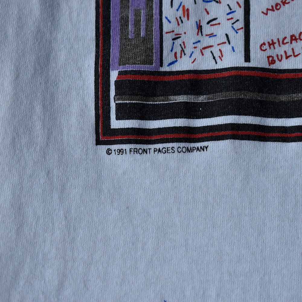 90's NBA Chicago Bulls “World Champions” starting members! Tシャツ USA製 250513H