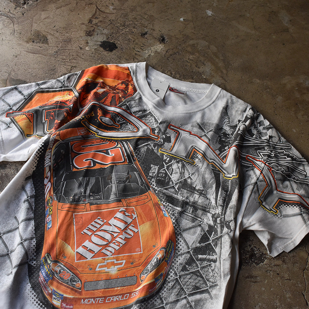 Y2K CHASE authentics "Tony STEWART #20" AOP! レーシング Tシャツ 230525H