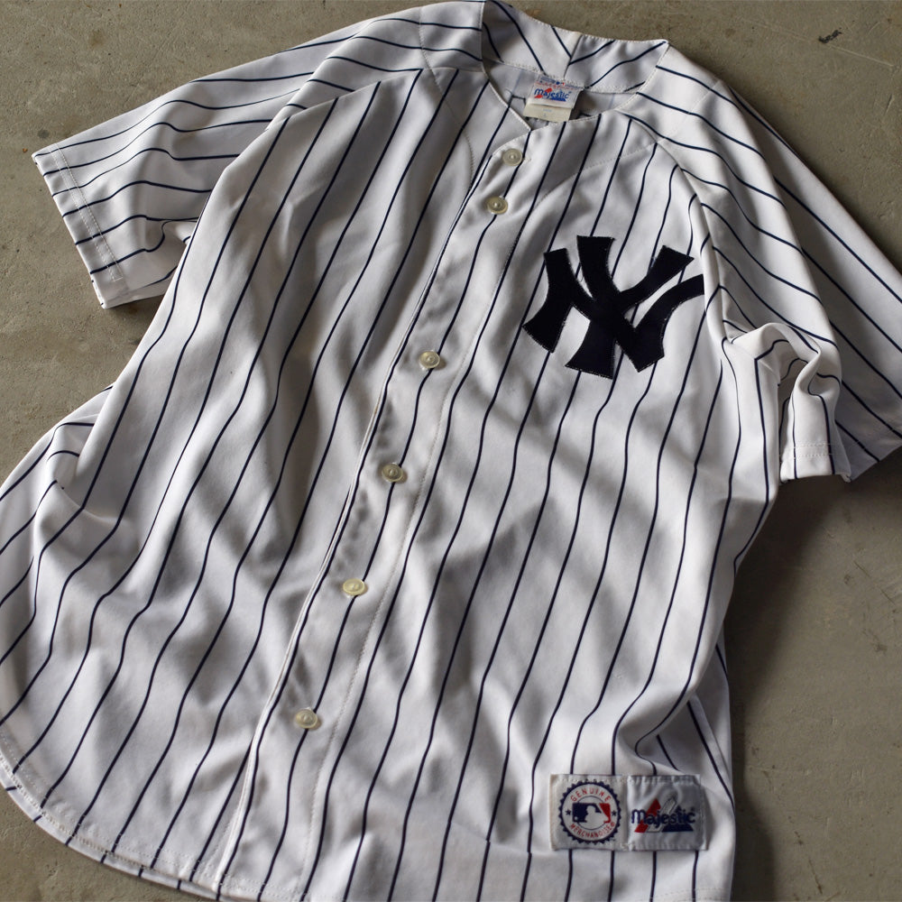 Y2K Majestic “MLB NY Yankees / Jason Giambi #25” ベースボールシャツ USA製 221003H