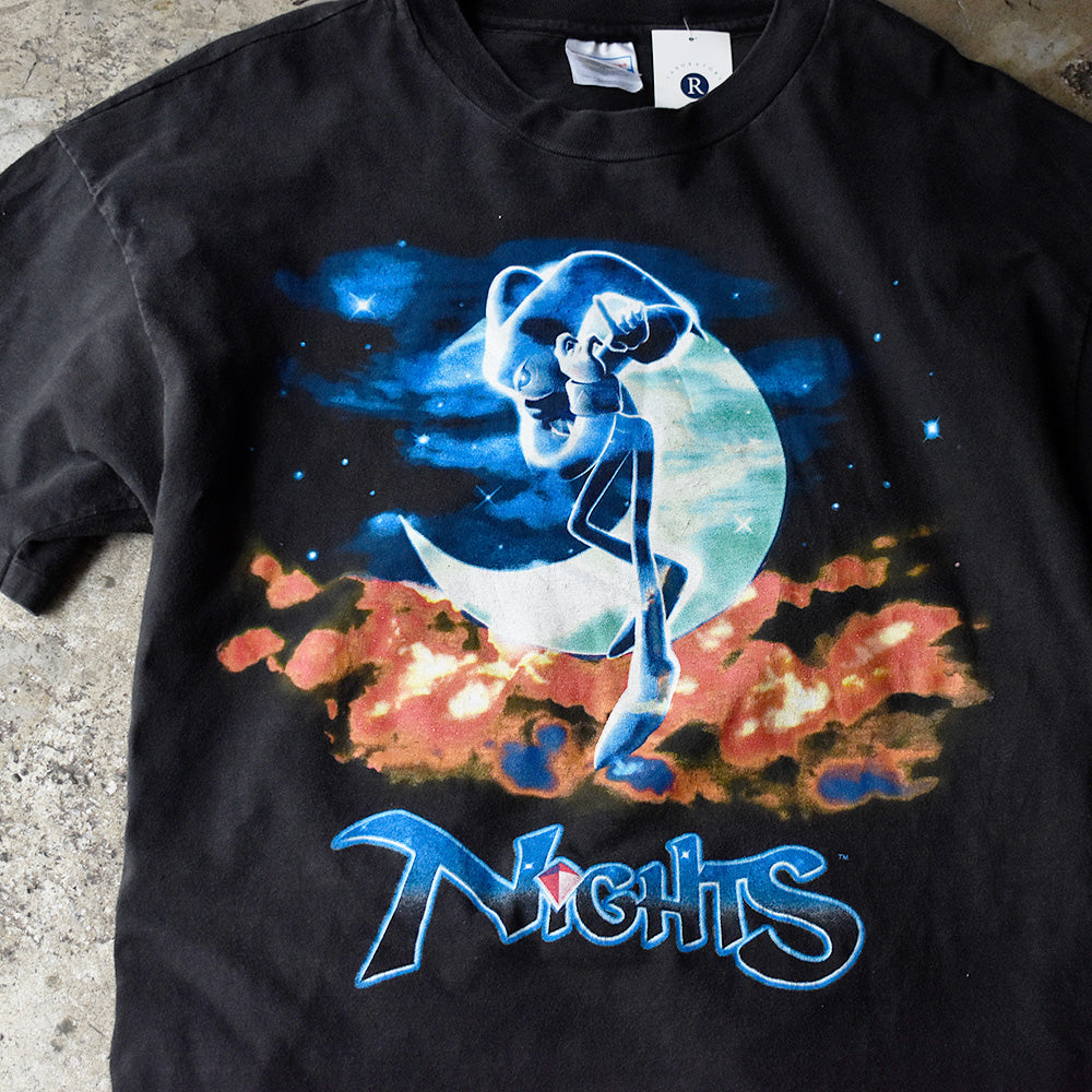 SEGA NiGHTS Tシャツ Sega Nights Into Dreams Christmas T-Shirt 1996 Size F Free