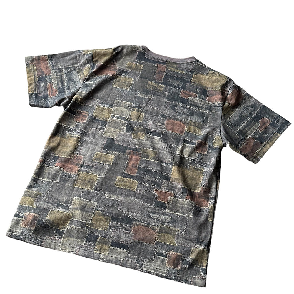 blackmeans “BORO Print“ Tシャツ 945-79TT101-1 240826H