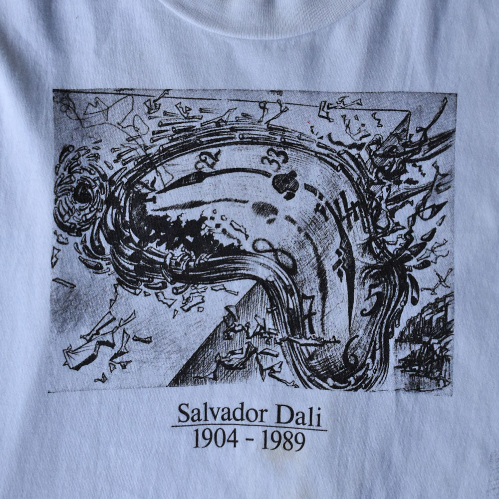 90’s デッドストック! Salvador Dalí マルチプリント! アート Tシャツ USA製 250607 (A)