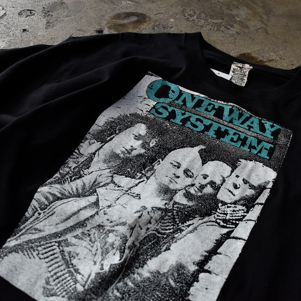 90's デッドストック! ONE WAY SYSTEM "Cum On Feel The Noize" ロック Tシャツ 230802H