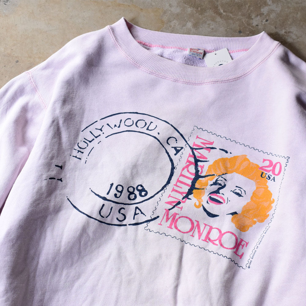 90’s Marilyn Monroe スタンプ柄 スウェット 251010H