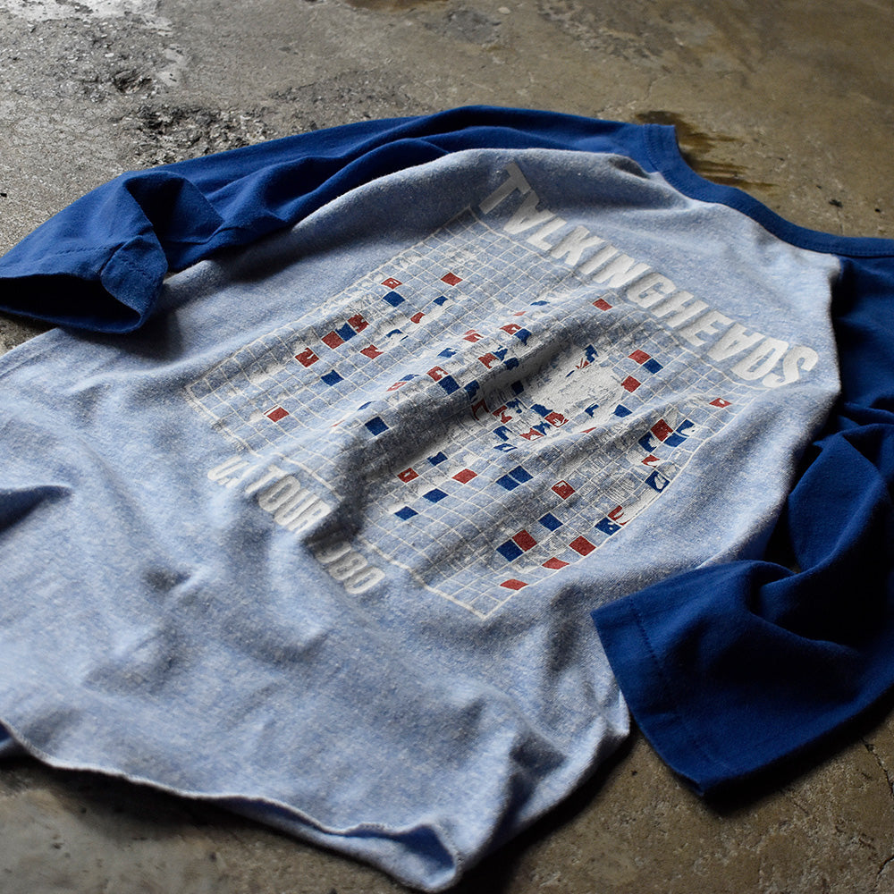 80's Talking Heads “U.S Tour 1980” ラグランスリーブTシャツ