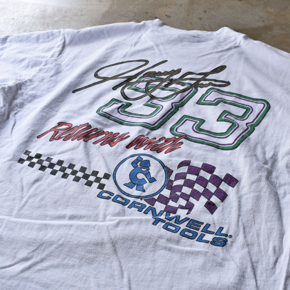 90’s “Harry Tincknell/ハリー・ティンクネル” 両面プリント レーシング Tシャツ 230430