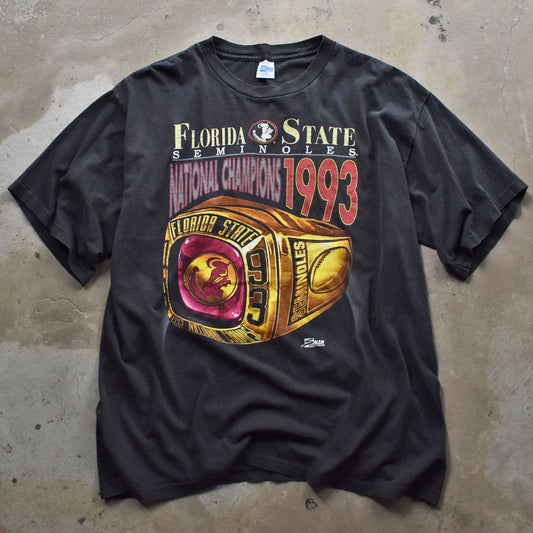 90’s  ”FLORIDA STATE SEMINOLES 1993” アメフト Tシャツ USA製 230508