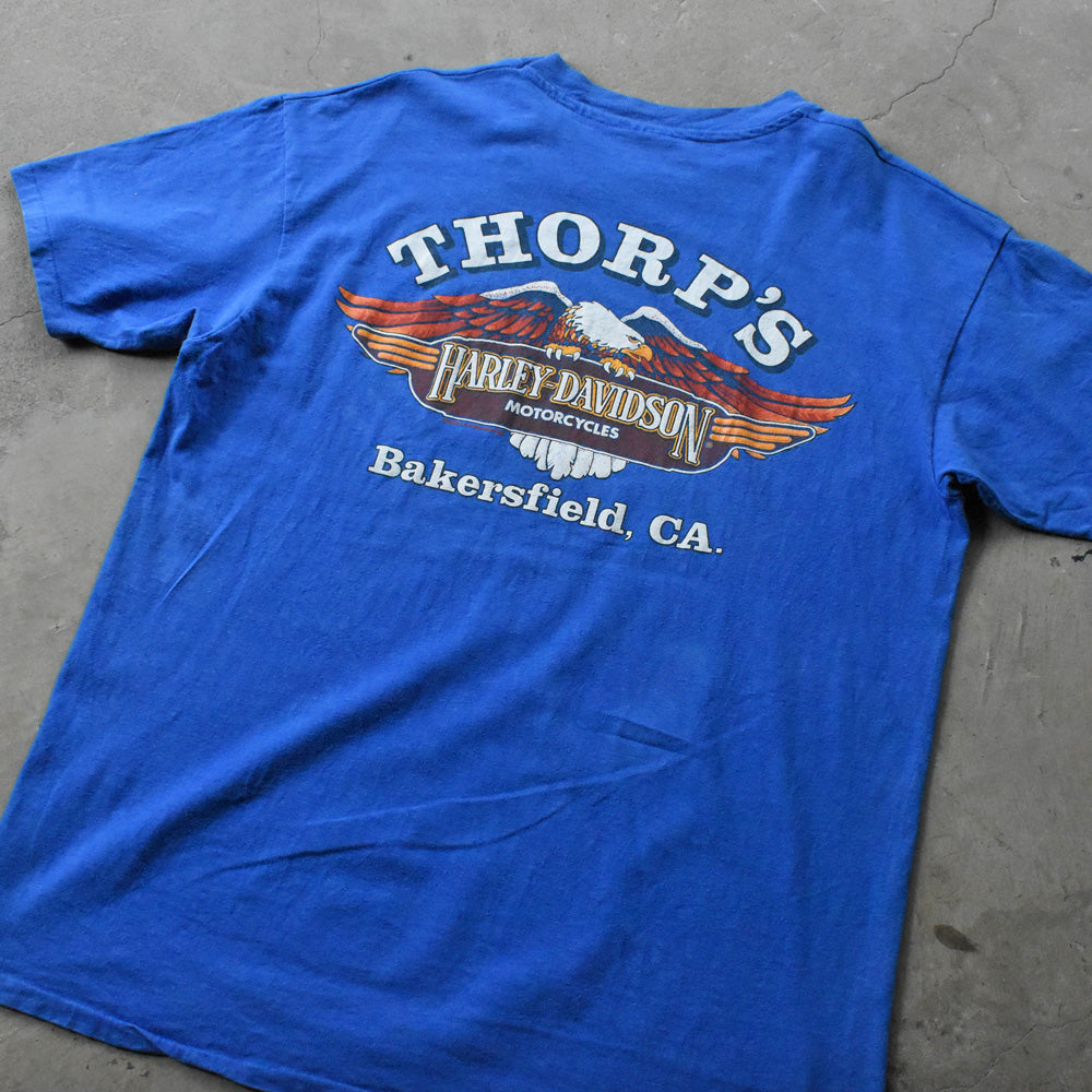 90’s Harley-Davidson “HG” 両面プリント Tシャツ USA製 250611