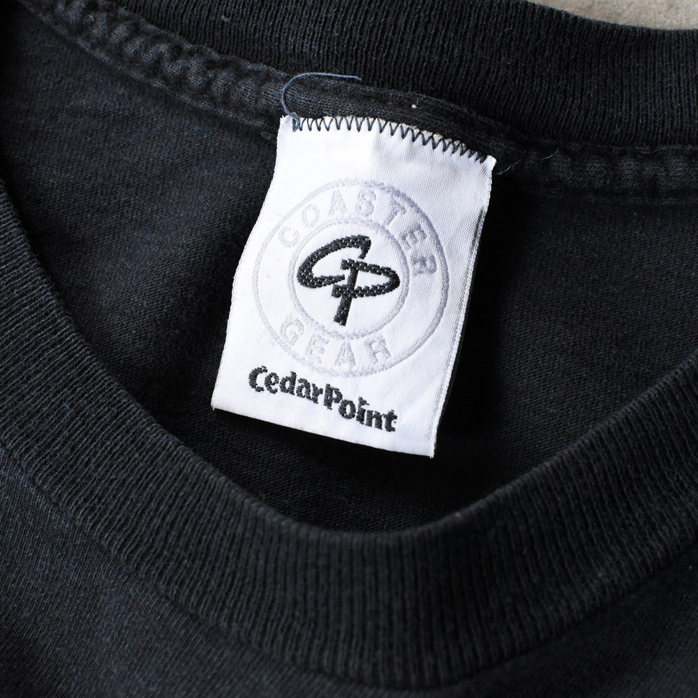 90-00's “Cedar Point” テーマパーク Tシャツ 250506