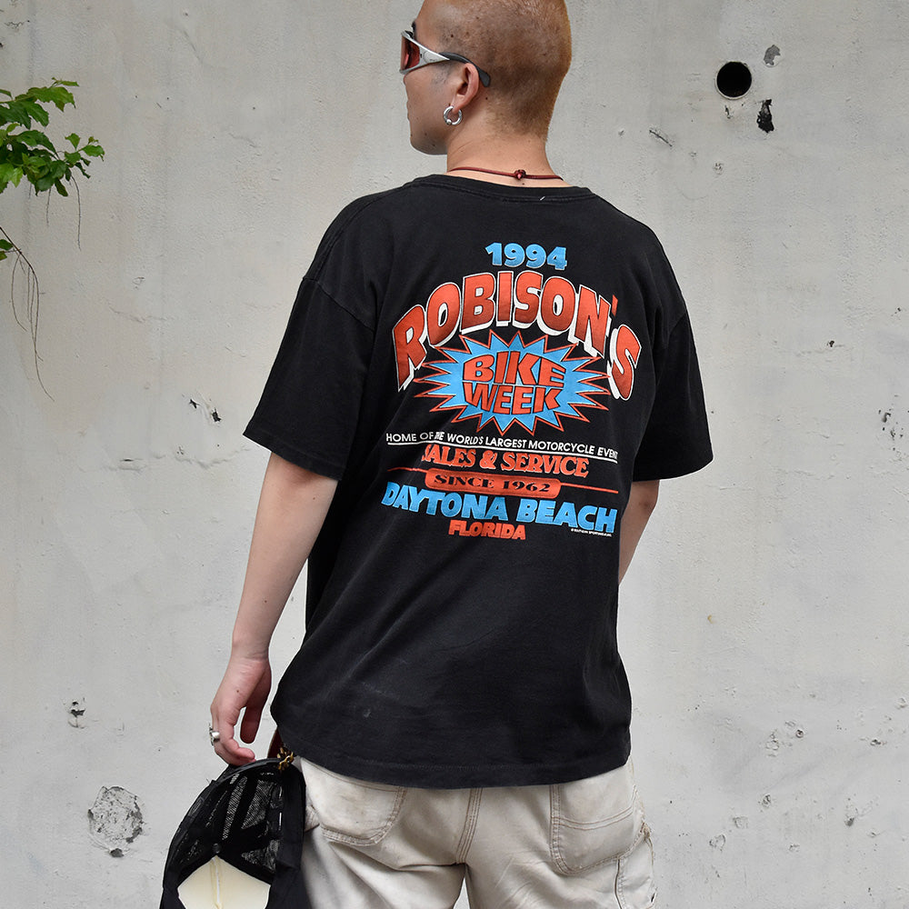 90's BIKE WEEK DAYTONA “Skull” Tシャツ 250629H
