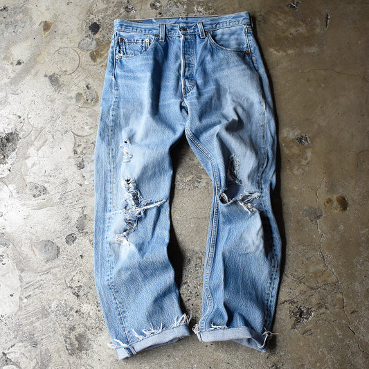 Y2K ダメージ! Levi's 501 デニムパンツ USA製 240609H