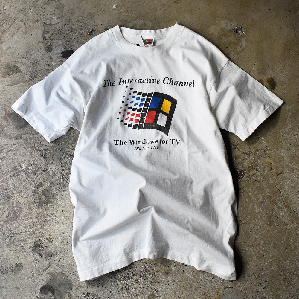 90's Microsoft “Windows” 企業Tシャツ 240118H – LABORATORY®