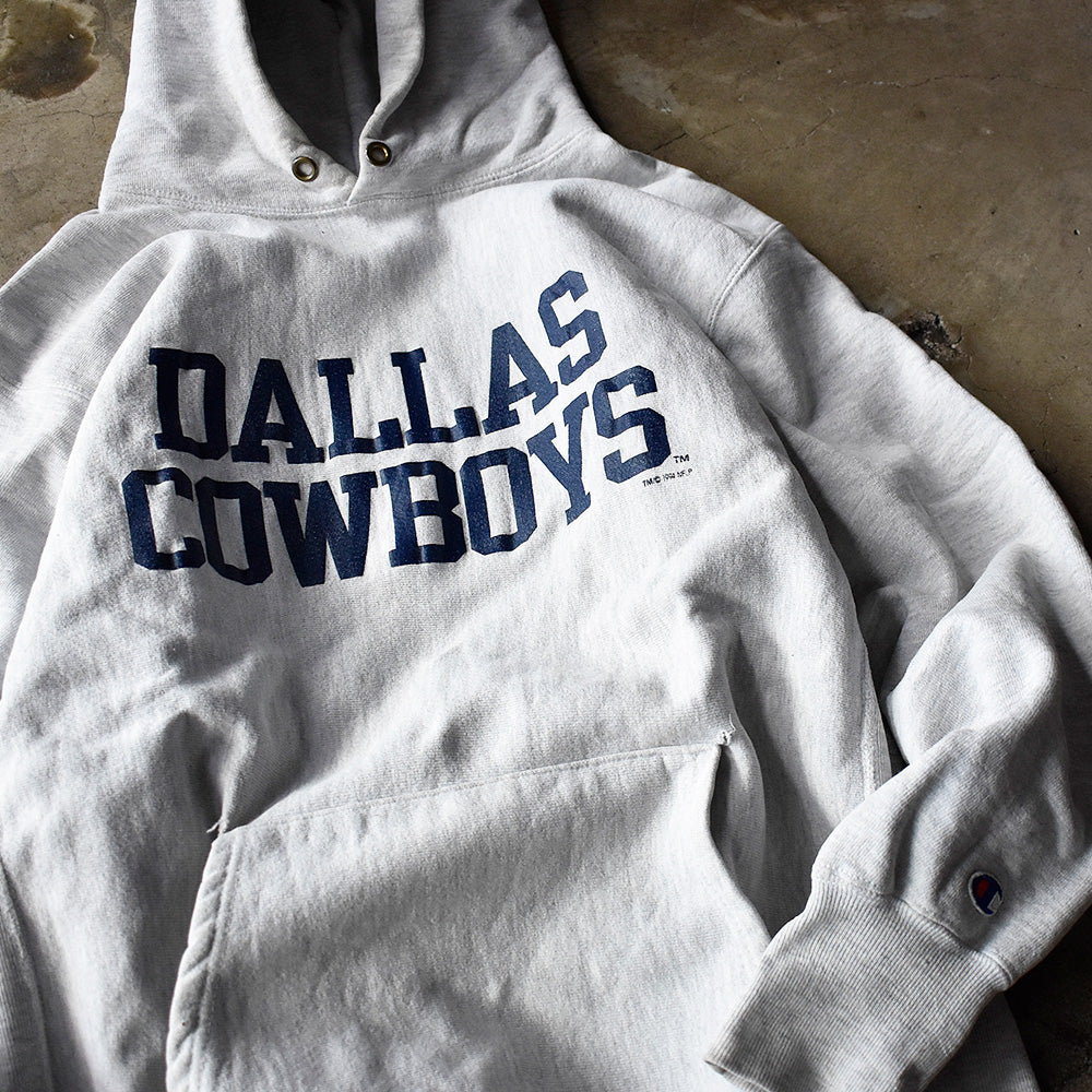 90's Champion “DALLAS COWBOYS” RWパーカー USA製 240327H