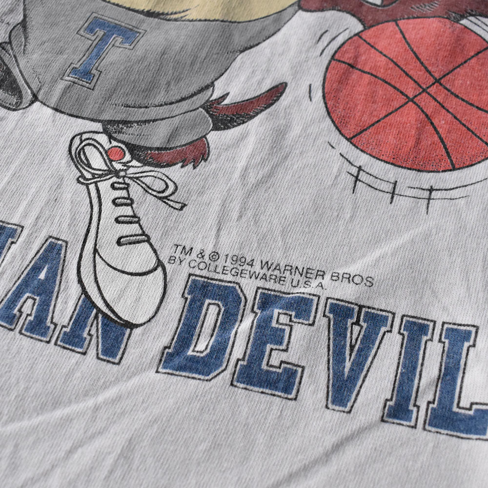 90's Looney Tunes ”GEORGETOWN” TAZ キャラ コラボ Tシャツ USA製 240714