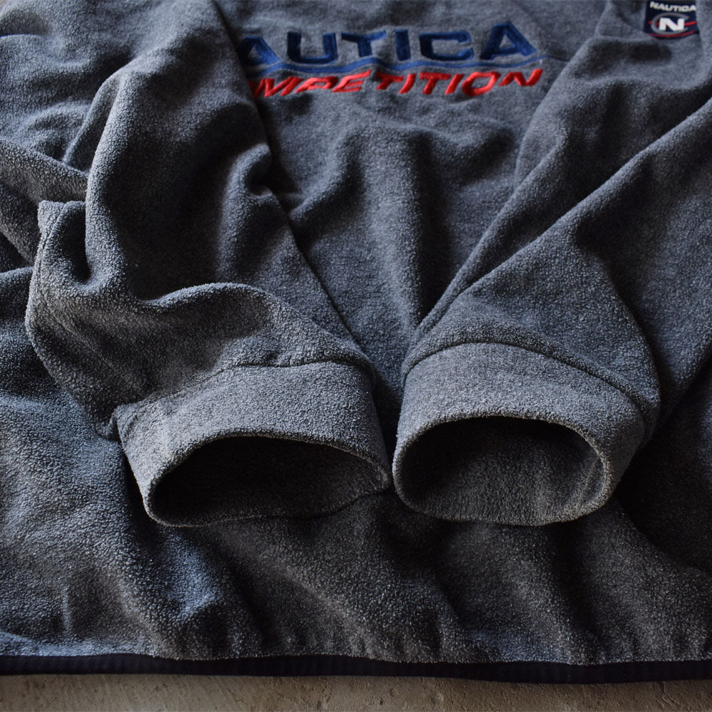 90’s NAUTICA ロゴ フリース プルオーバー USA製 231104