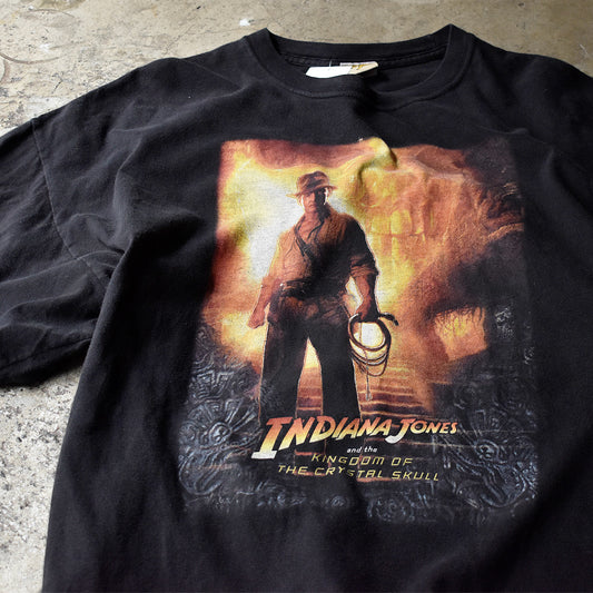 Y2K “Indiana Jones and the Kingdom of the Crystal Skull“ movie Tシャツ 240507H