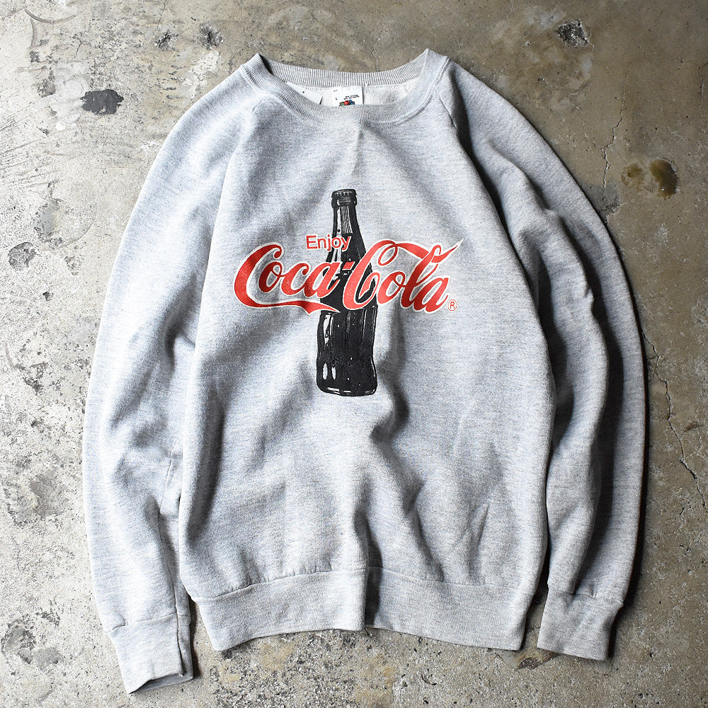 90's “Coca-Cola“ ラグランスリーブスウェット USA製 240528