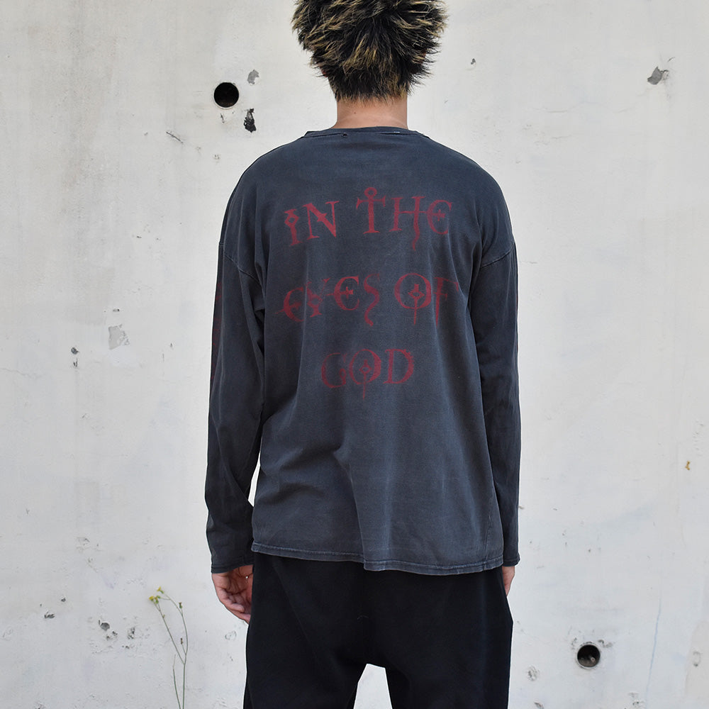 90's TODAY IS THE DAY “In the Eyes of God” ロック ロングスリーブTシャツ 250822H