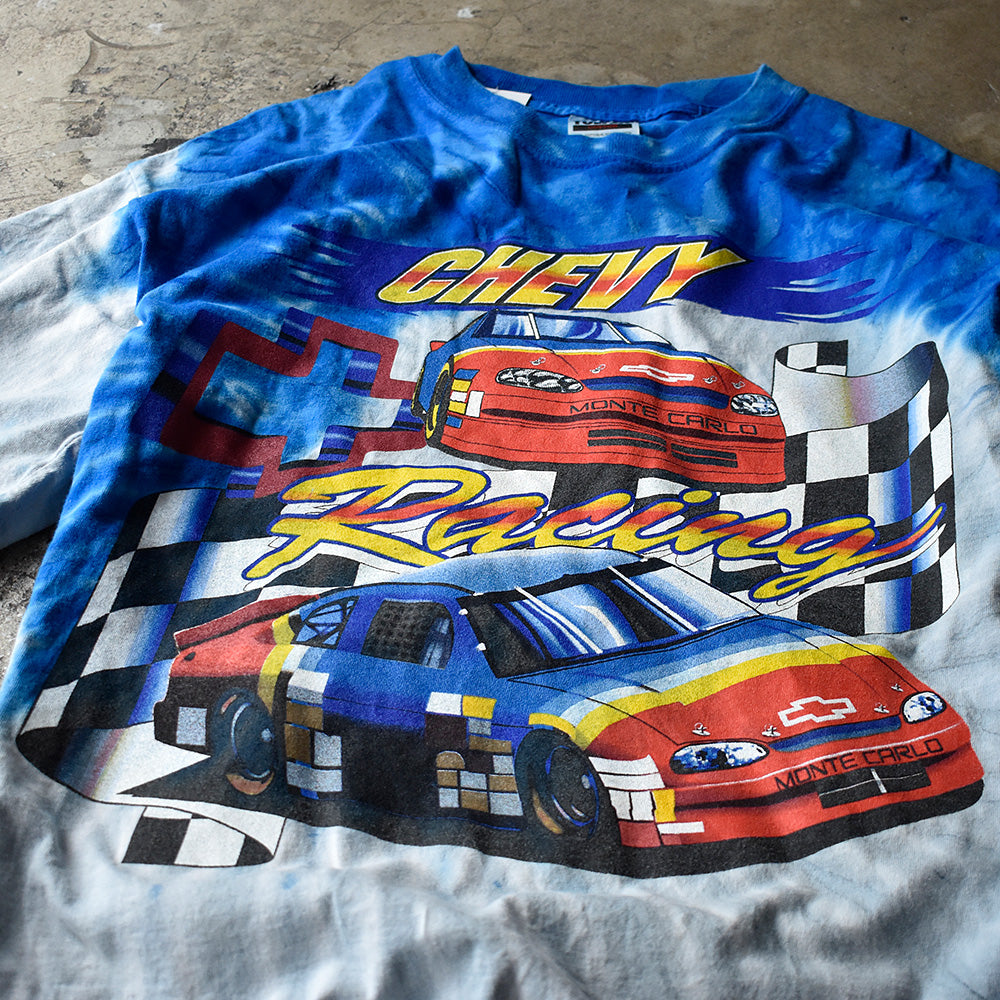 90's “Chevrolet Monte Carlo” タイダイ レーシング Tシャツ 240825H