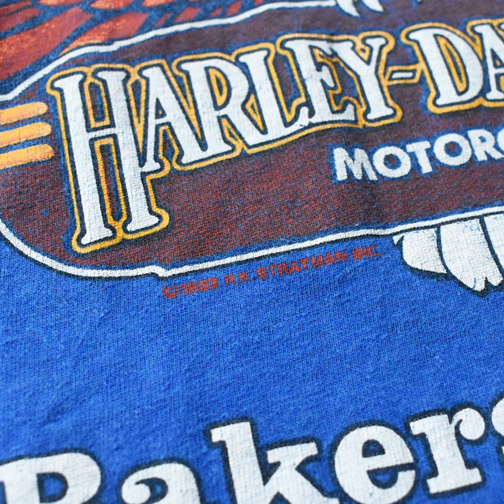 90’s Harley-Davidson “HG” 両面プリント Tシャツ USA製 250611
