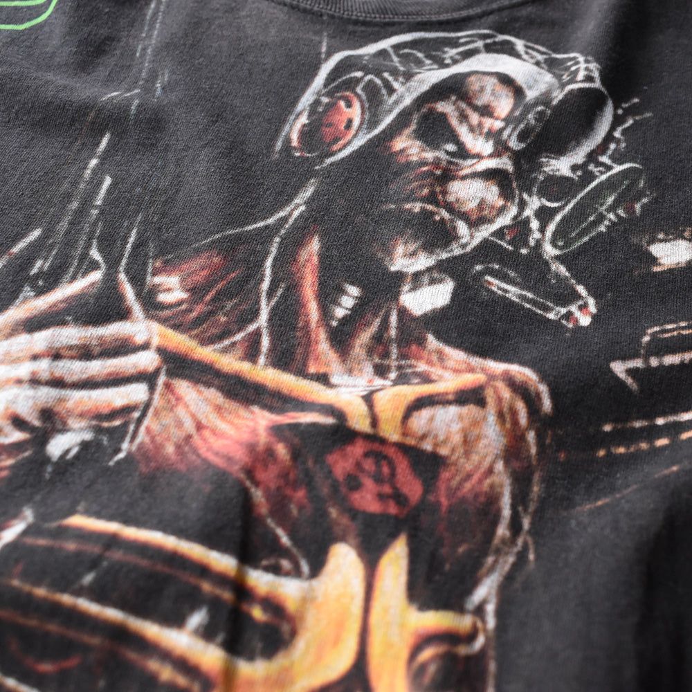 Y2K IRON MAIDEN “Cyborg Eddie” メタル ロック Tシャツ 250730