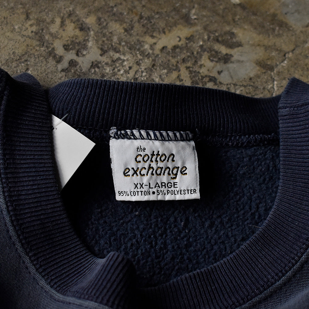90's the cotton exchange “DUKE” ナス紺 2トーン! リバースタイプ スウェット USA製 240226H