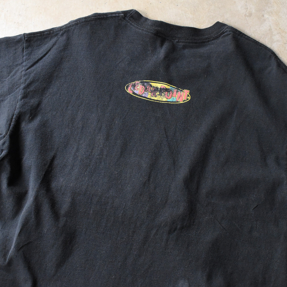 90-00's “Cedar Point” テーマパーク Tシャツ 250506
