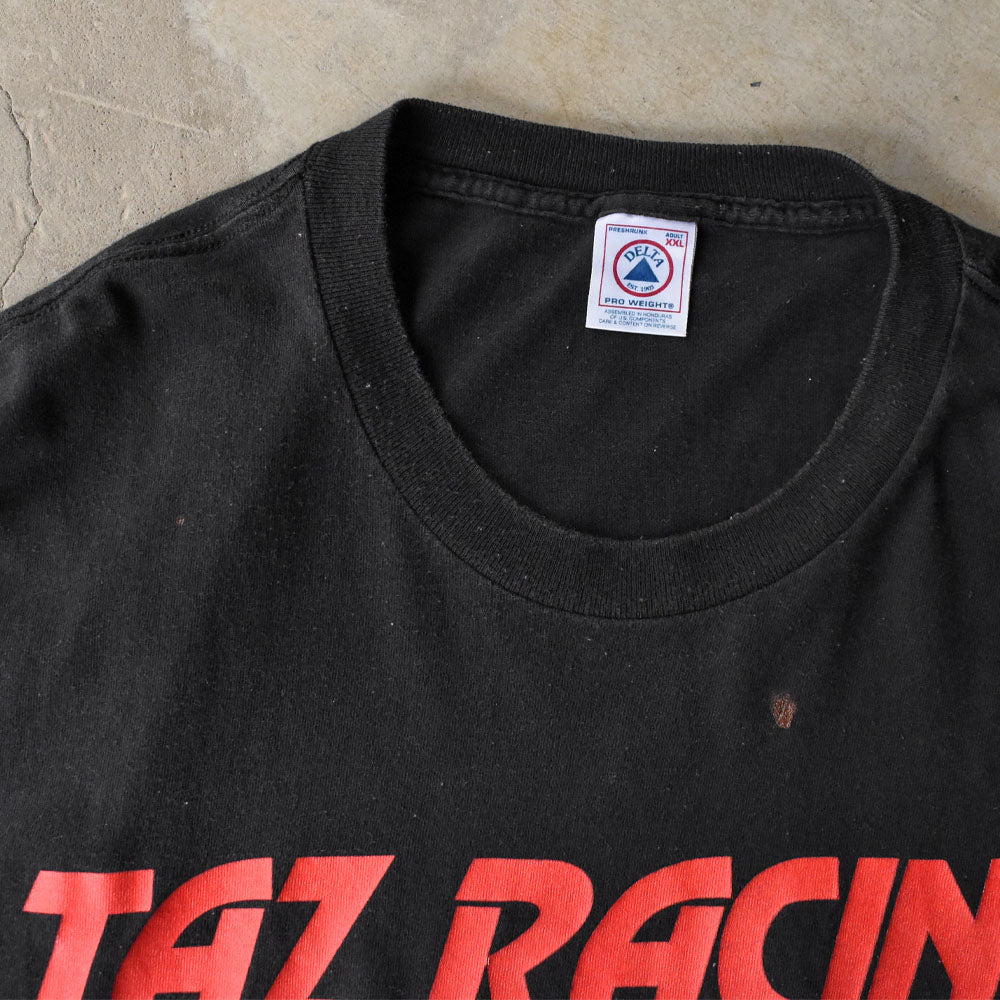 90’s Looney Tunes ”NASCAR TAZ RACING” キャラクター Tシャツ 250427