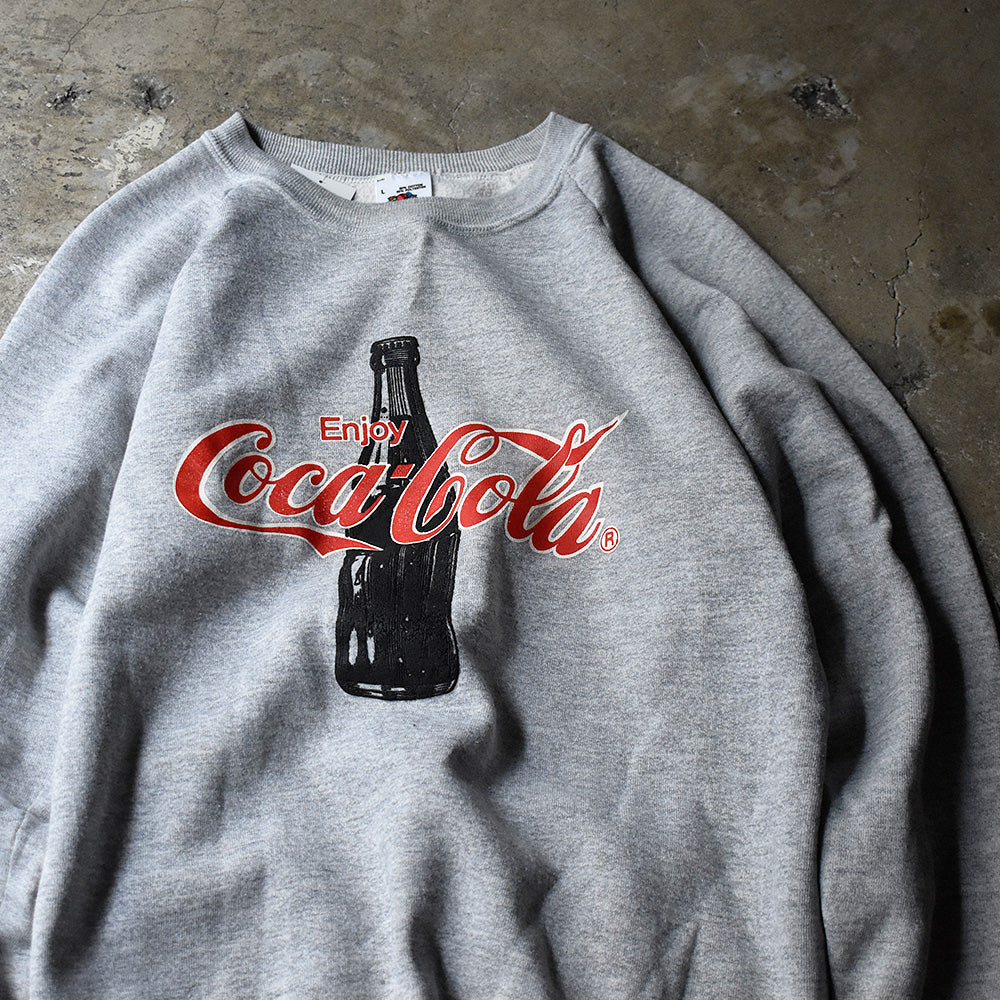 90's “Coca-Cola“ ラグランスリーブスウェット USA製 240528