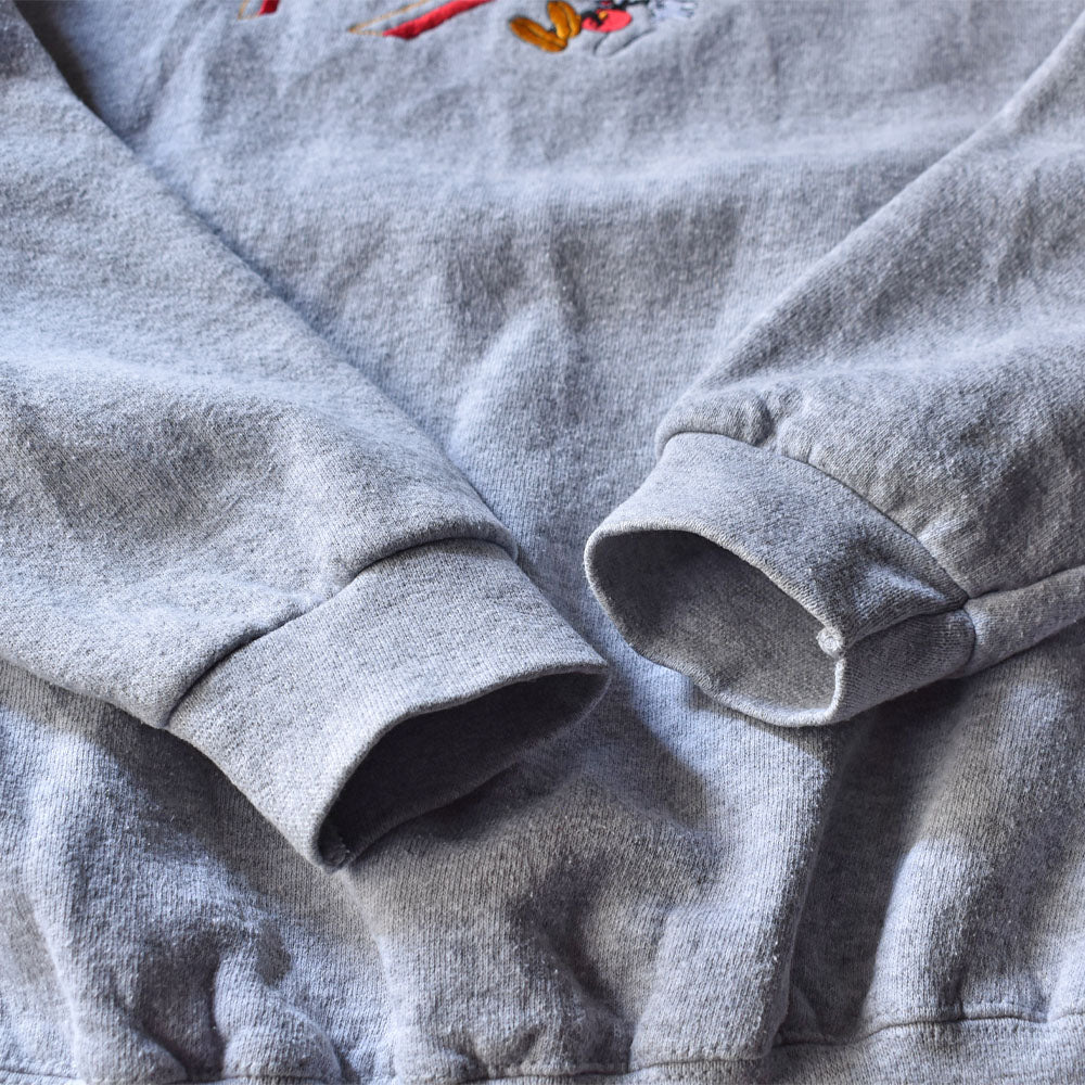 90’s Disney “Mickey“ 刺繍 スウェット USA製 240222